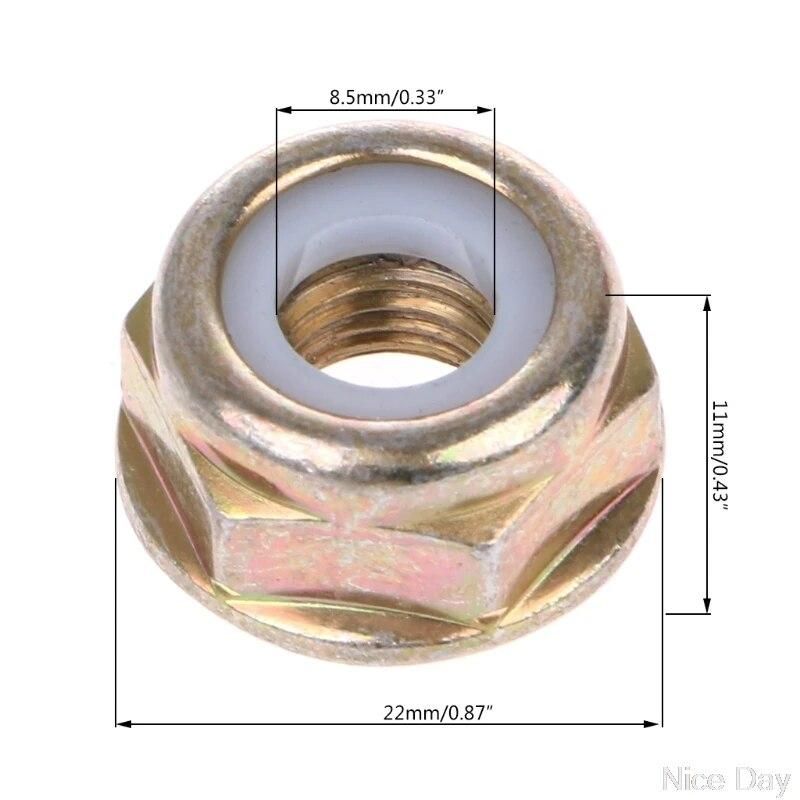 5Pcs Universal Trimmer Strimmer Brush Cutter Left Hand Thread Blade Nut Replace Ju10 20 Dropship