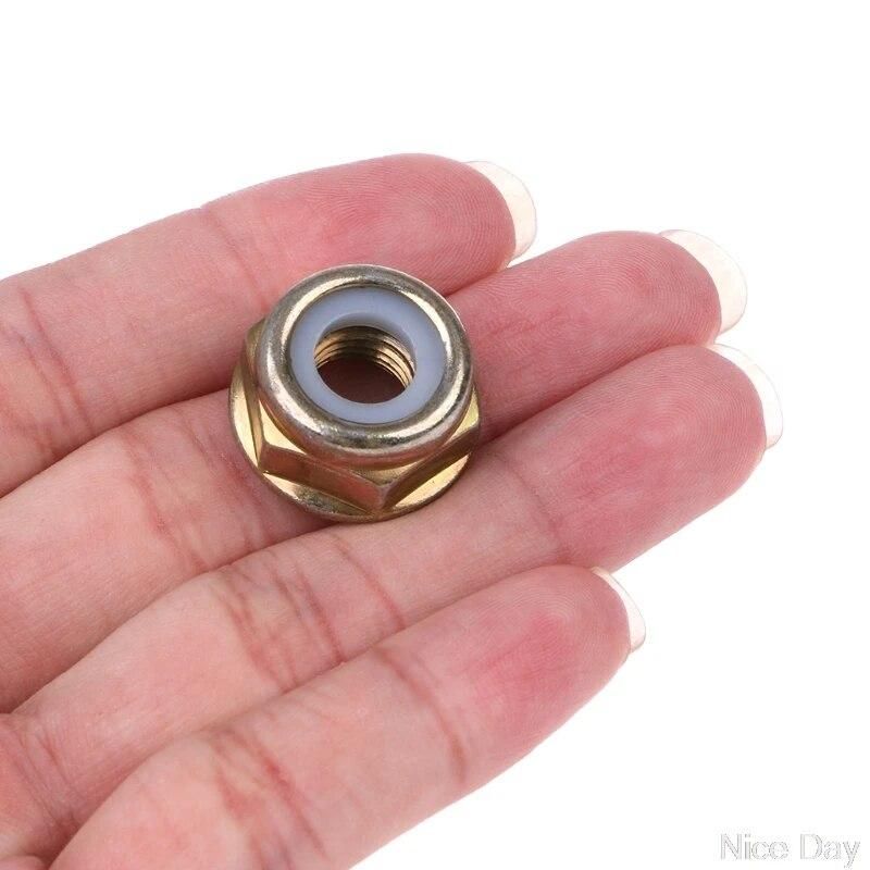 5Pcs Universal Trimmer Strimmer Brush Cutter Left Hand Thread Blade Nut Replace Ju10 20 Dropship