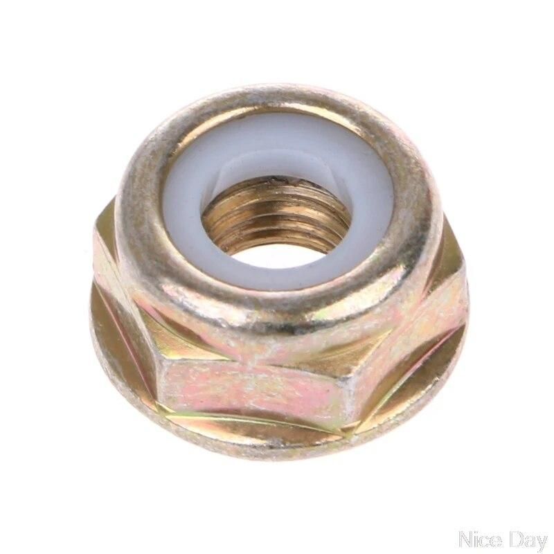 5Pcs Universal Trimmer Strimmer Brush Cutter Left Hand Thread Blade Nut Replace Ju10 20 Dropship