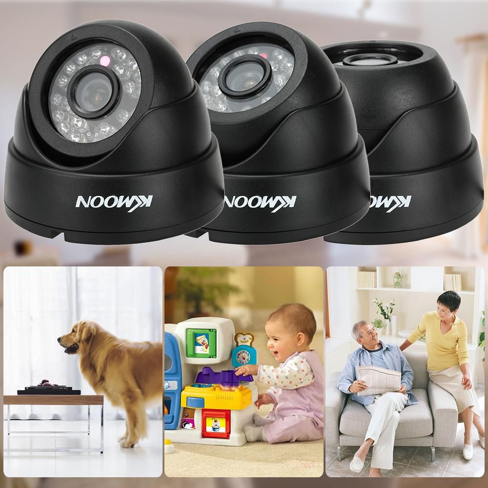 1200TVL Surveillance Camera Security CCTV Indoor Night Vision 1/3 In CMOS IR-CUT NTSC System