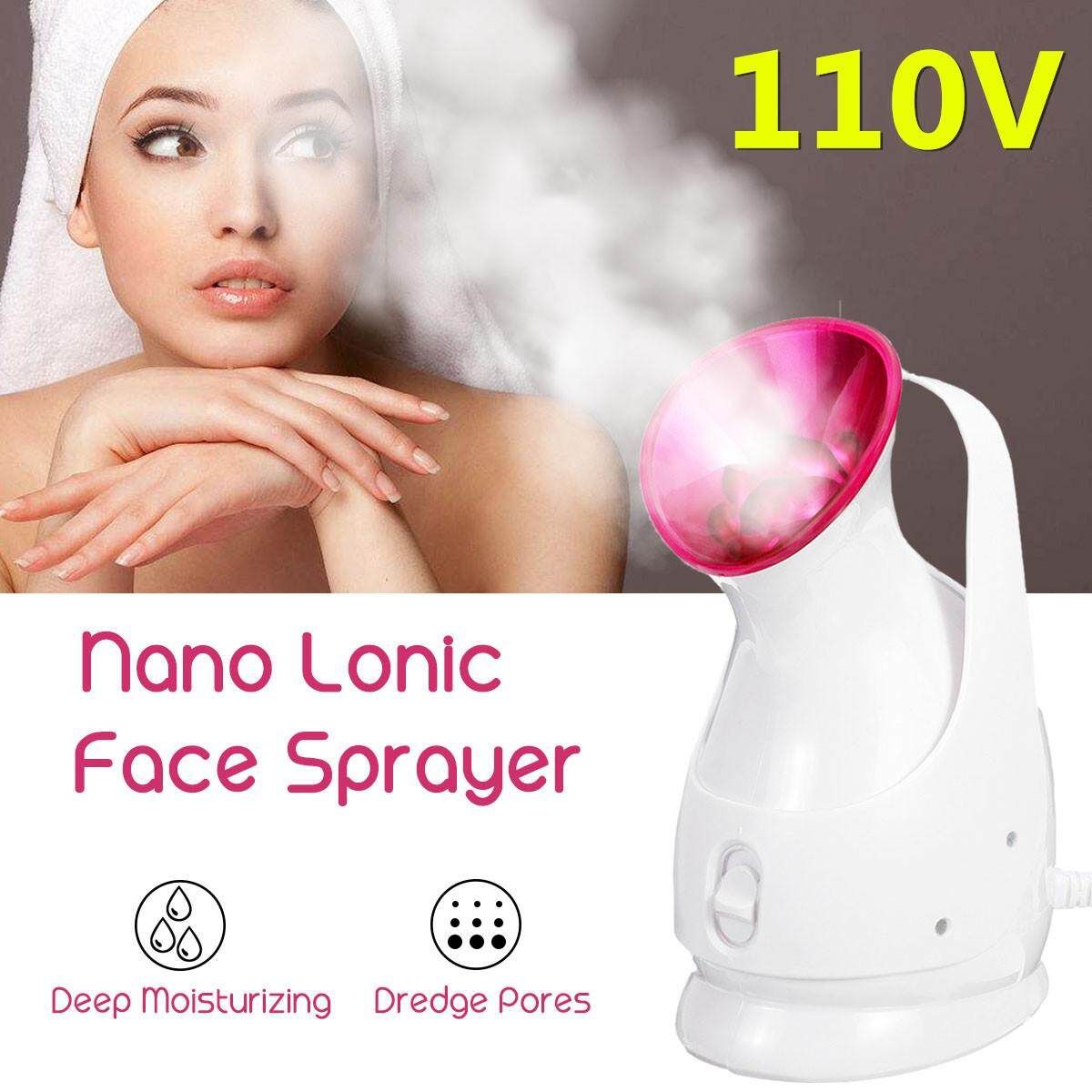 110V/220V Professional Facial Steamer Face Sprayer Ozone Aroma Salon Stand Skin Care SPA 110v