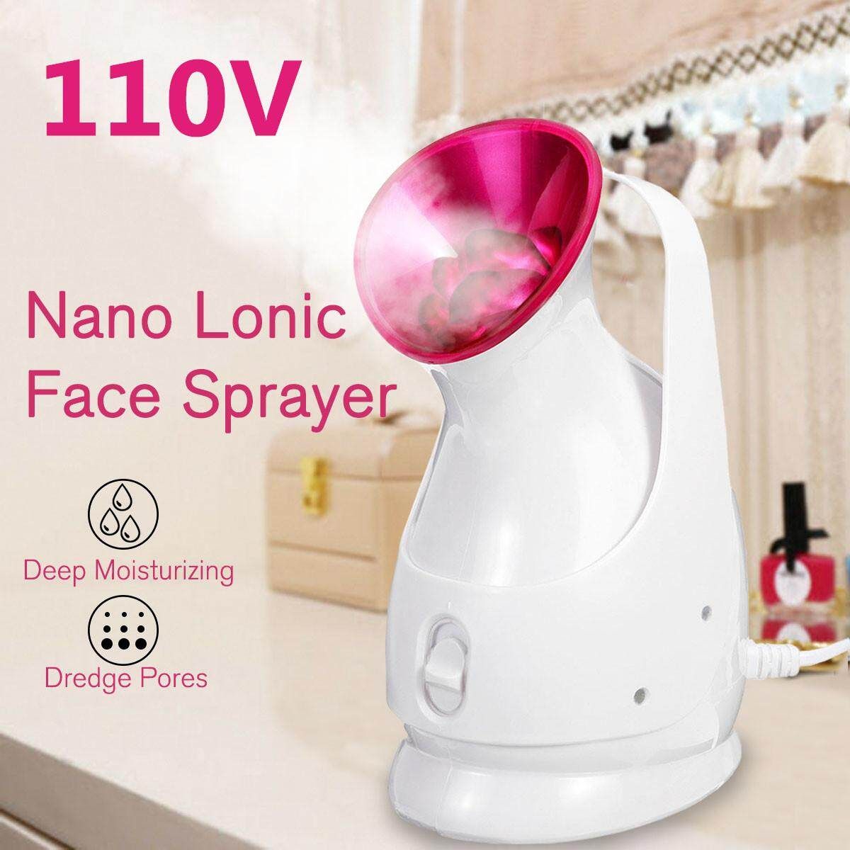110V/220V Professional Facial Steamer Face Sprayer Ozone Aroma Salon Stand Skin Care SPA 110v