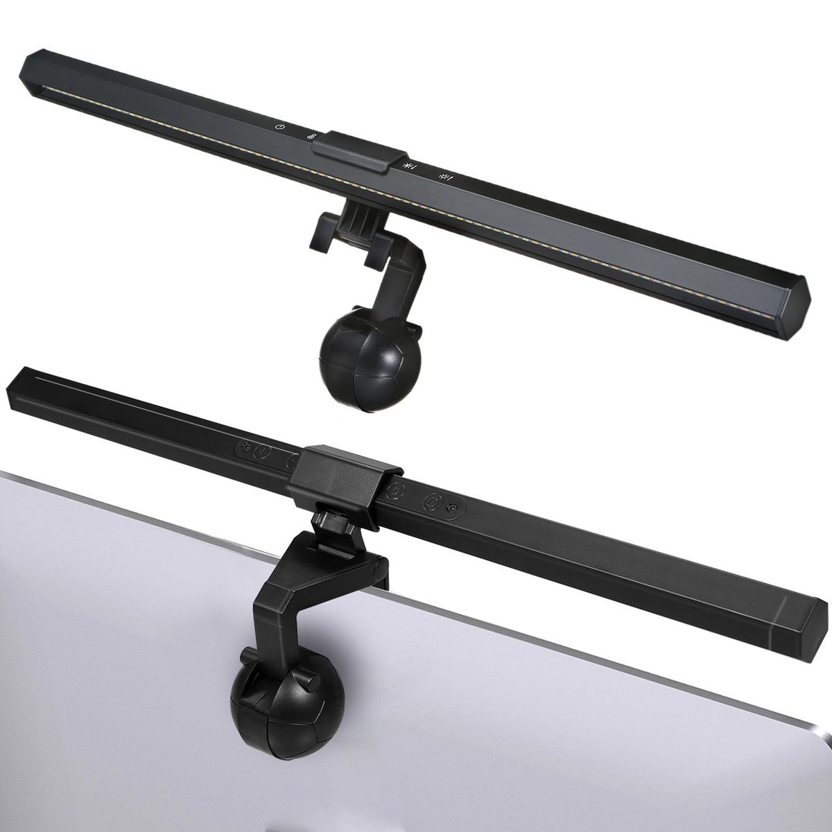 Neoglint D C5V 84LEDs Monitor Screen Light Sensitive Touching Control/ 10 Levels Dimmable Brightness Adjustable/ 3 Colors Temperature Changing/ USB-Type C Charging Port Operated Design/ IP44 Water Resistance for Study Room/ C