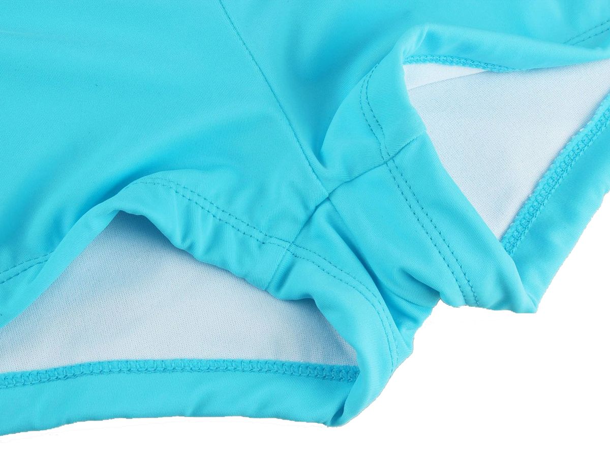 Women's Swim Brief Mini Short Swimwear With Adjustable Ties X-Small Blue