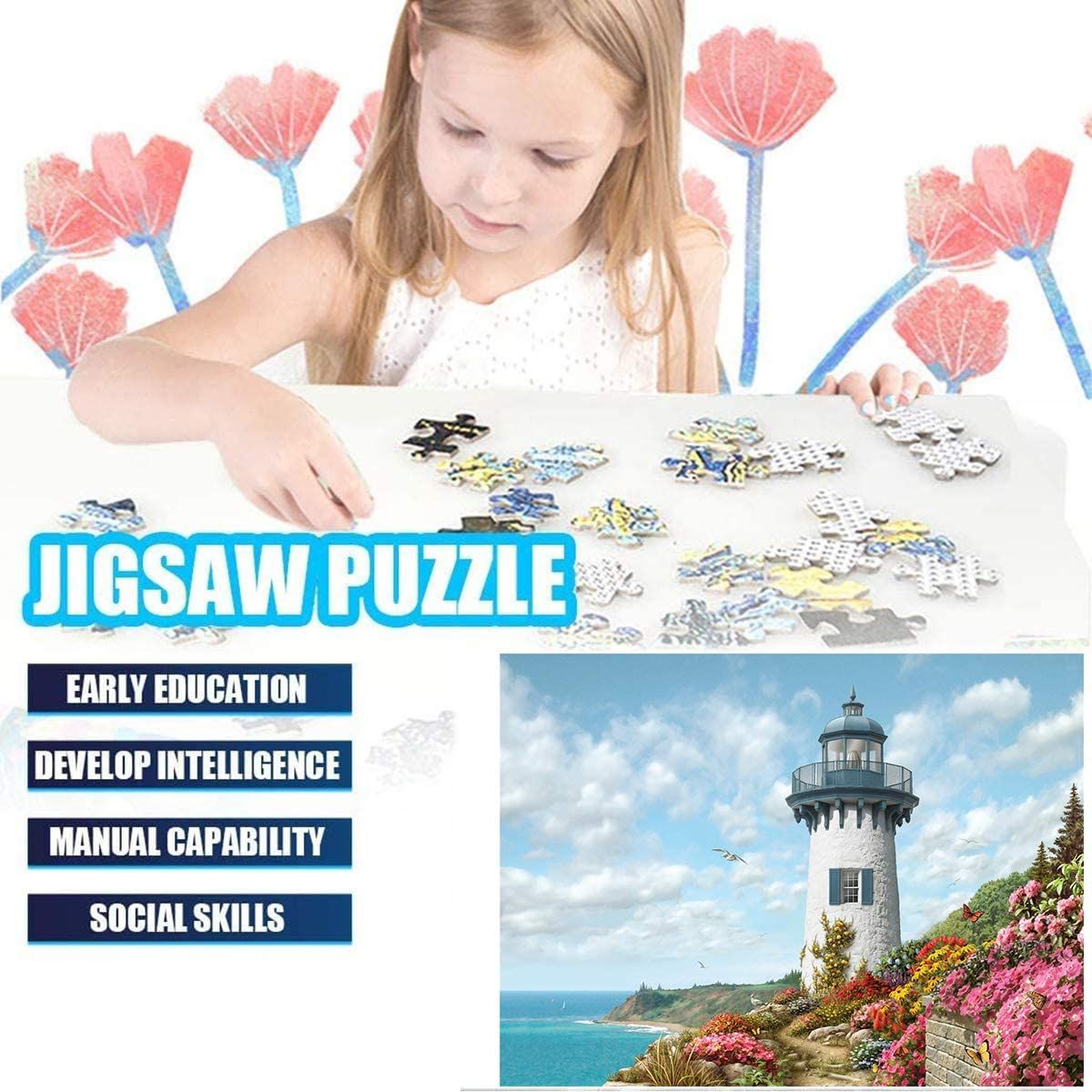 1000 Piece Jigsaw Puzzles For Adults Kids, Jigsaw