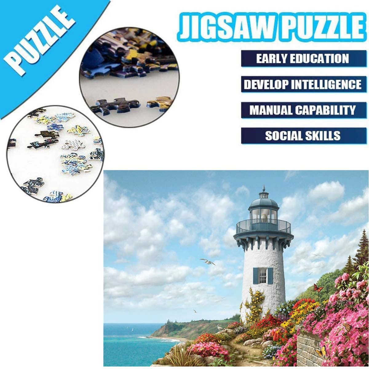 1000 Piece Jigsaw Puzzles For Adults Kids, Jigsaw