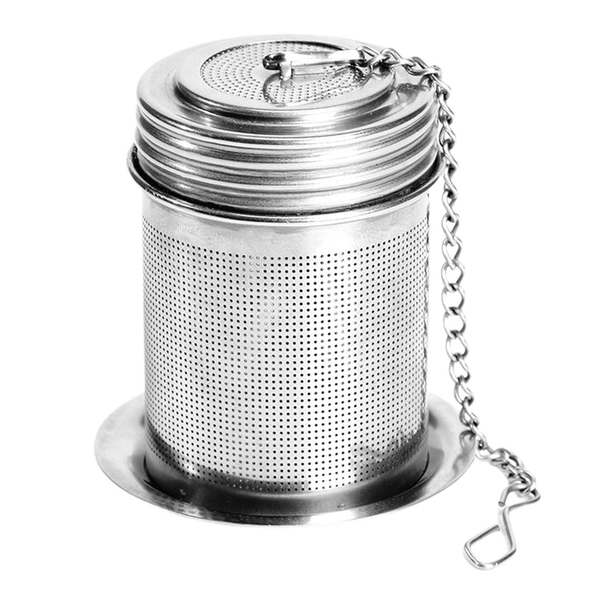 Tea Infuser with Tight Seal Stainless Steel Tea Infuser for Reusable Silver