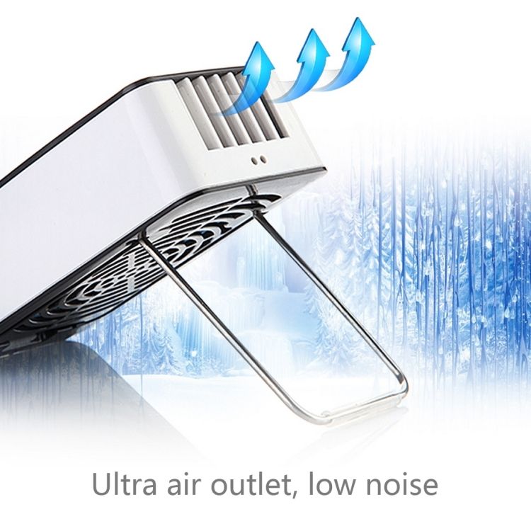 Hand-Held USB Air Condition Fan With Holder
