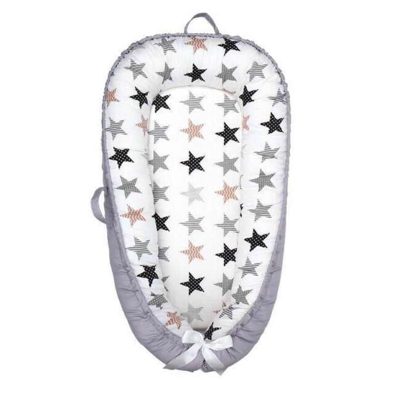 Portable Baby Lounger Breathable Cotton Newborn Nest