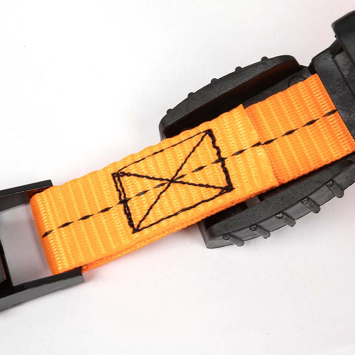 Board Buckle Belt Travel Cargo Tie Down Kayak Strap Dark Orange