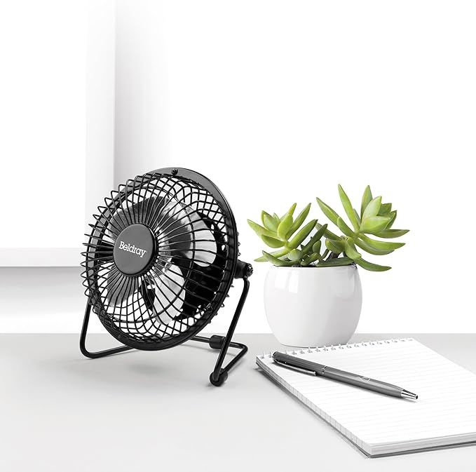 4 Inch Mini Usb Desk Fan - Black