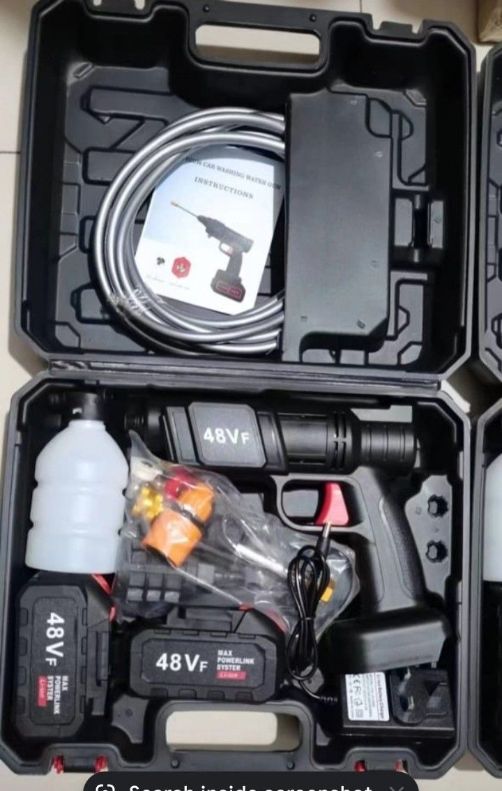 Wireless High Pressure Car Washer Gadget - Double Battery
