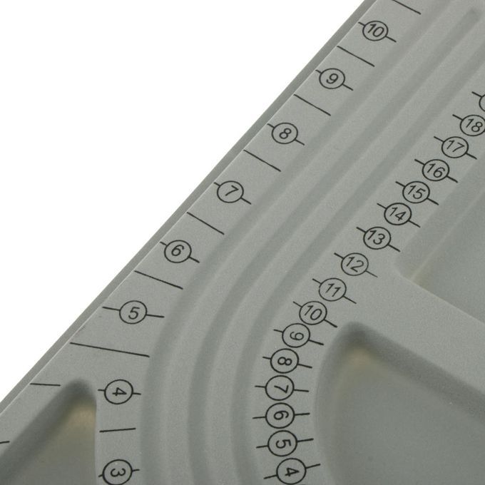 Bead Design Bracelet Necklace In Beading Board Jewelry Organizer Tray