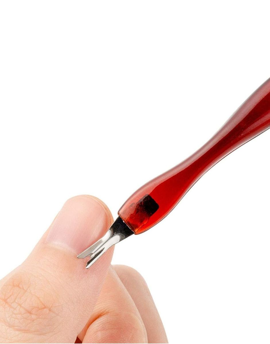 Cuticle Trimmer 5Pcs Professional  Cuticle Pusher. (Removes Dead Skin,Nail Tool)