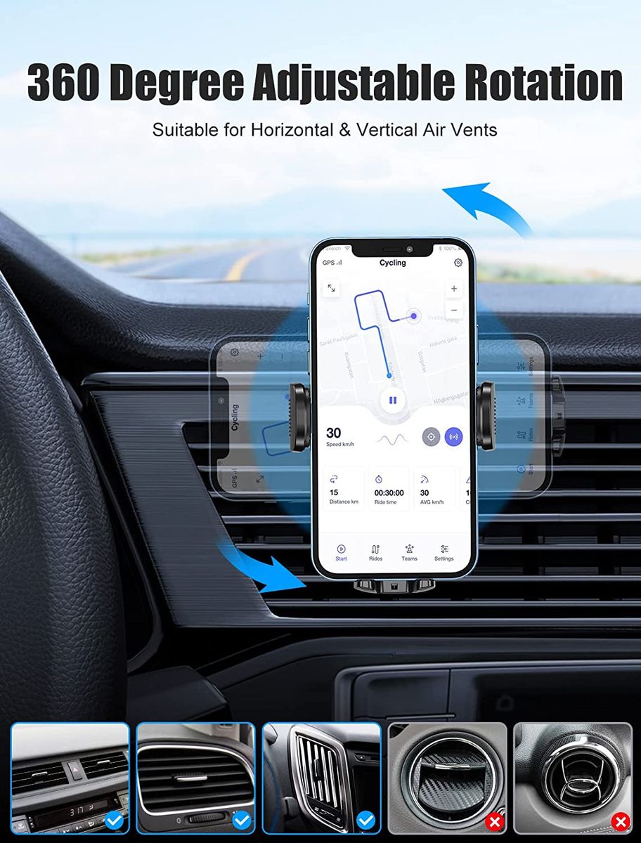 Universal Automobile Air Vent Phone Holder