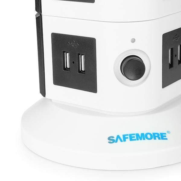 Multi-layer Multi-purpose With USB Tower Shape Strip US 3 Layers