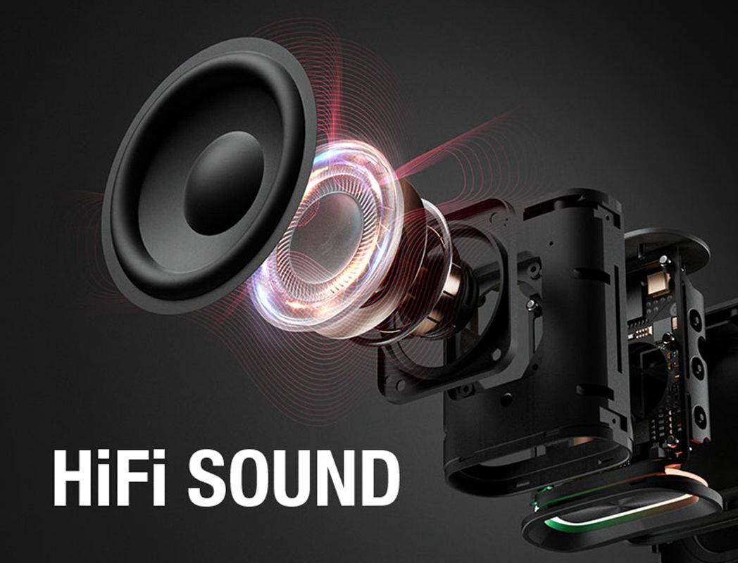 M13S PRO RGB Outdoor Bluetooth Portable Talkable Mini Speaker Black
