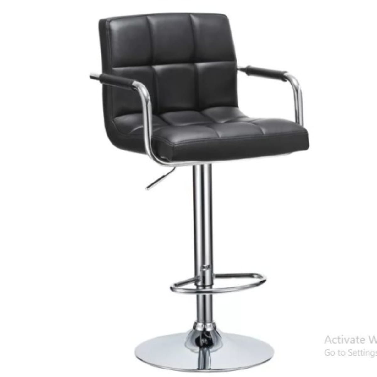 Bar Stool With Revolvable And Adjustable