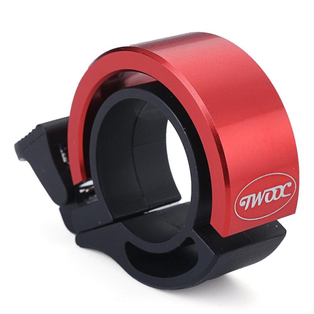 Q-shape Ring Bells Cycling MTB Bike Handlebar Alarm Horn Invisible Bicycle Bell Red Red (red)