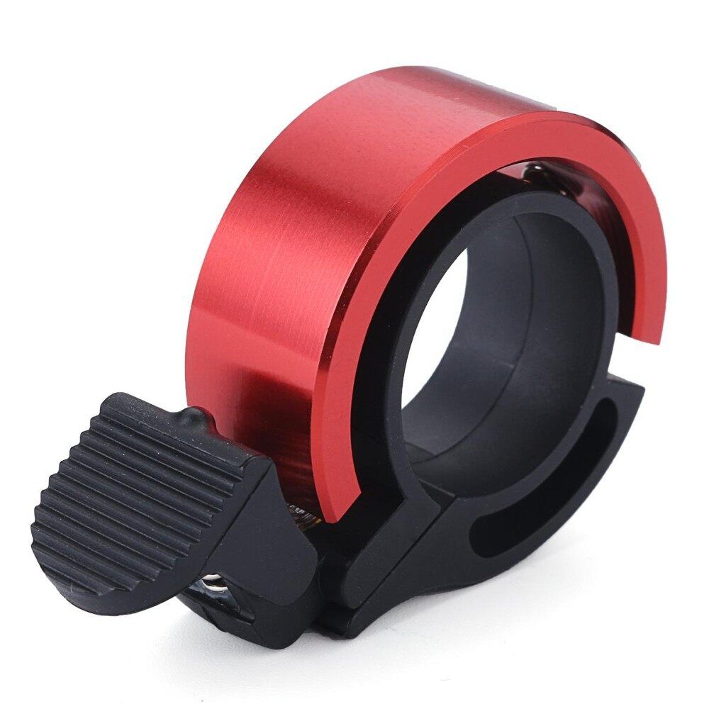 Q-shape Ring Bells Cycling MTB Bike Handlebar Alarm Horn Invisible Bicycle Bell Red Red (red)