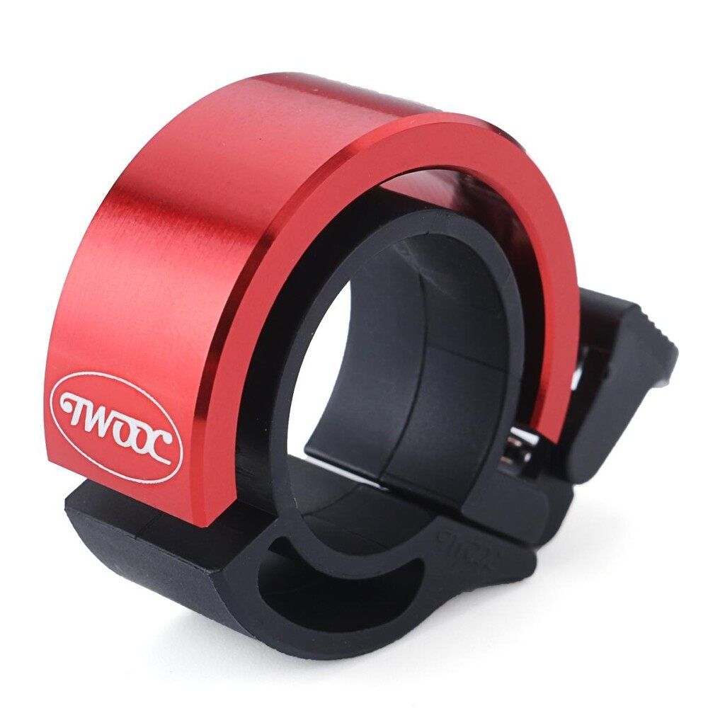 Q-shape Ring Bells Cycling MTB Bike Handlebar Alarm Horn Invisible Bicycle Bell Red Red (red)