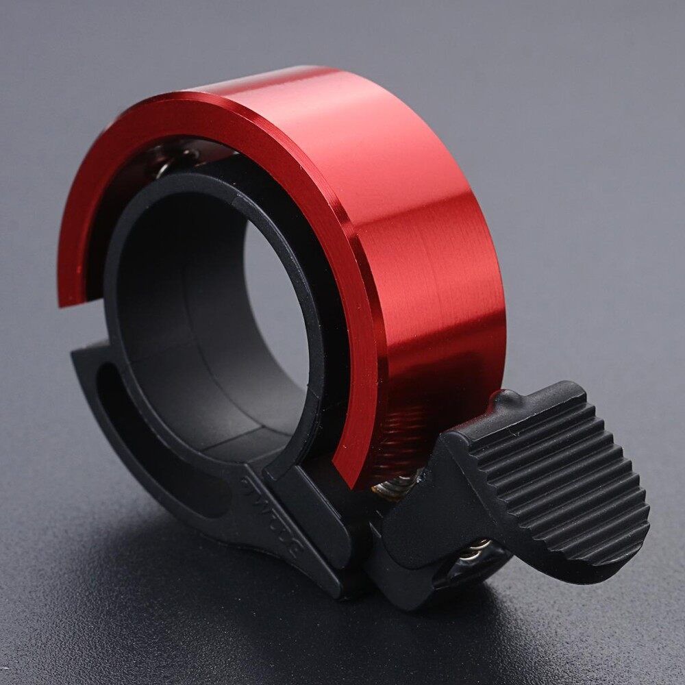 Q-shape Ring Bells Cycling MTB Bike Handlebar Alarm Horn Invisible Bicycle Bell Red Red (red)