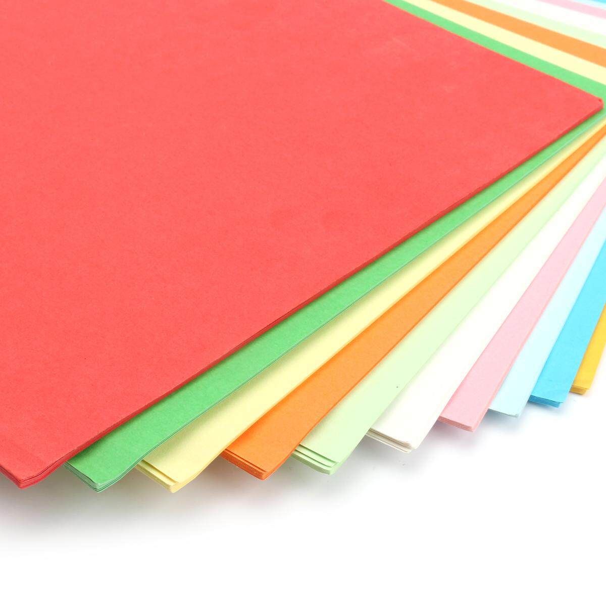 100Pcs 180gsm A4 Coloured Card Cardboard Paper For DIY Craft Handicraft 10