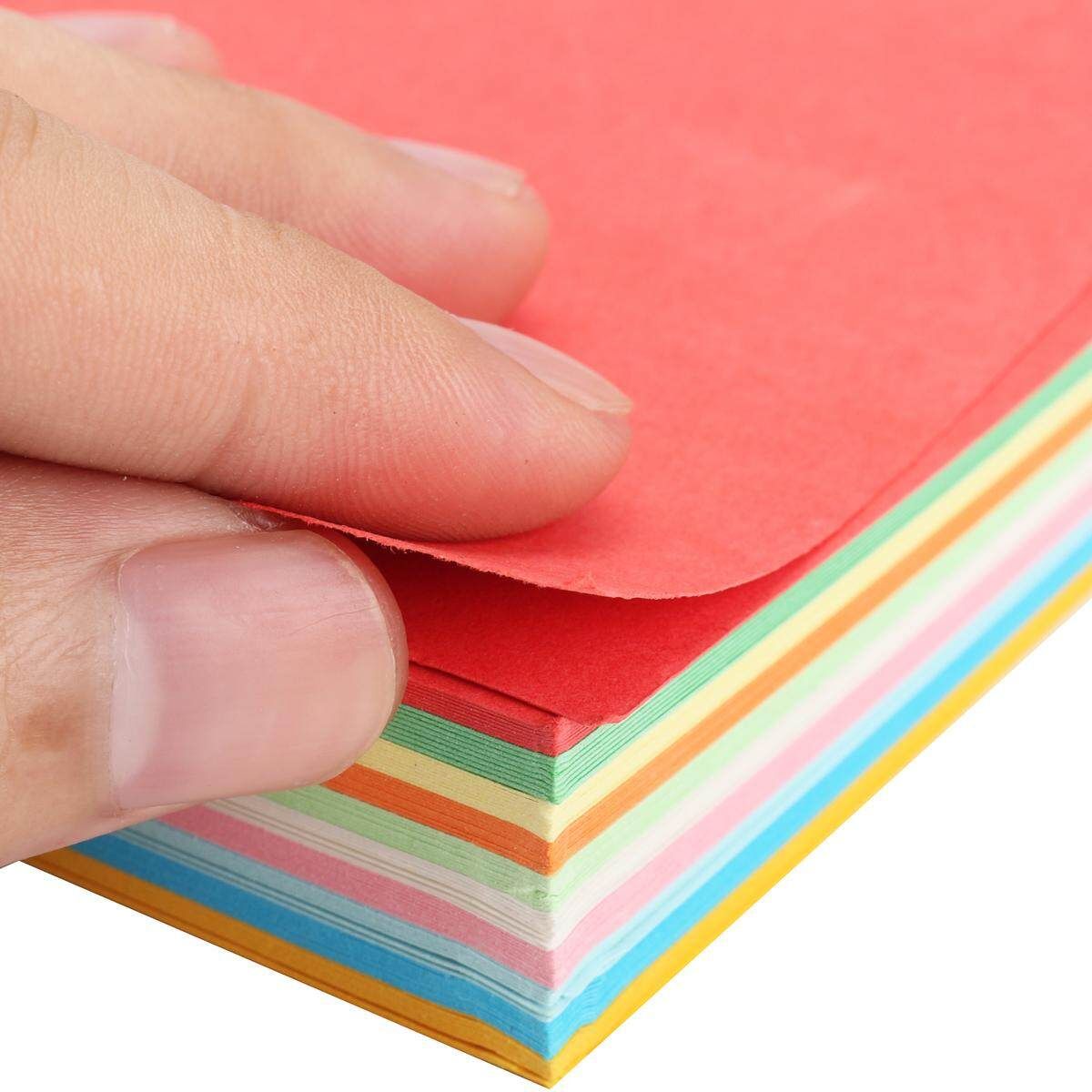 100Pcs 180gsm A4 Coloured Card Cardboard Paper For DIY Craft Handicraft 10