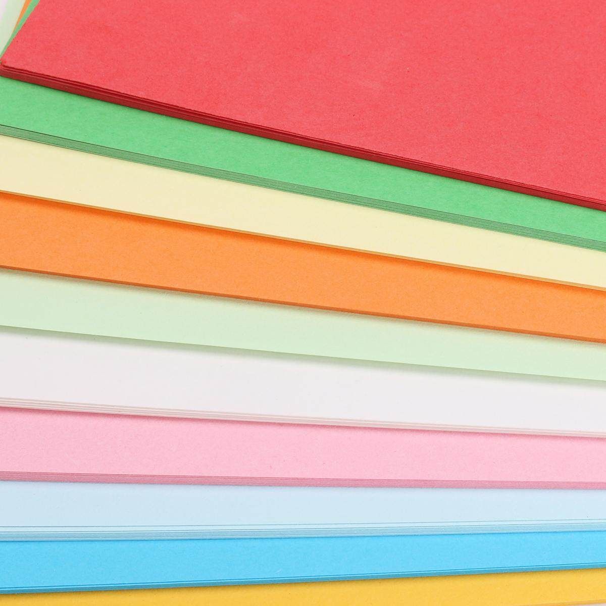 100Pcs 180gsm A4 Coloured Card Cardboard Paper For DIY Craft Handicraft 10