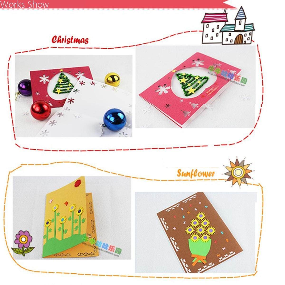 100Pcs 180gsm A4 Coloured Card Cardboard Paper For DIY Craft Handicraft 10
