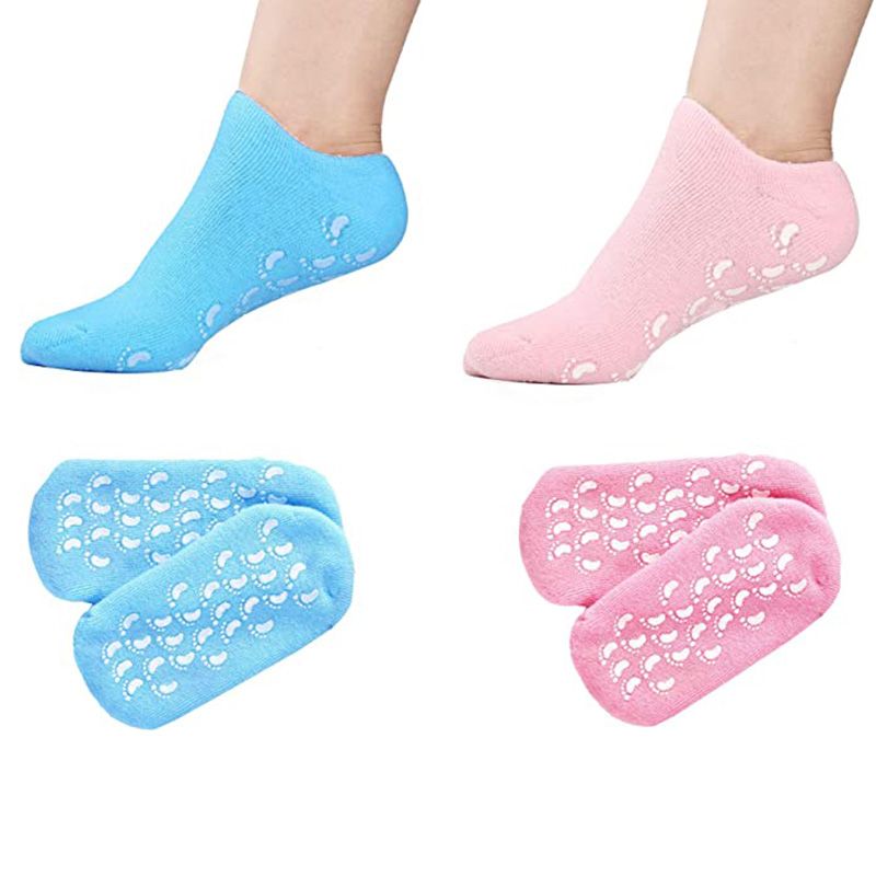 2 Pairs Moisturize Socks Heel Socks For Dry Cracked Feet