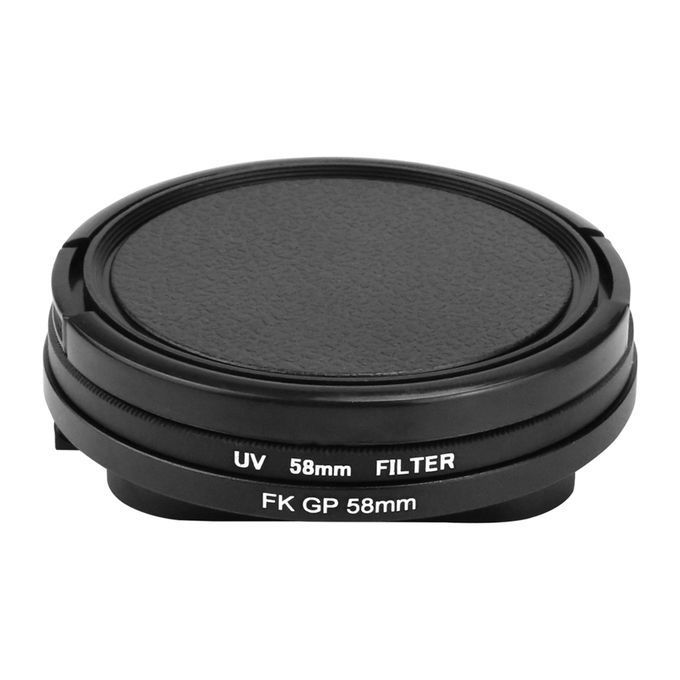 58mm UV Filter W/ Lens Cover + Adapter Ring Fo Gopro Hero 5 Waterproof
