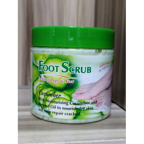 Foot Scrub With Cucumber And Almond Oil For Aching Leg And Foot, Repair Feet Crack
