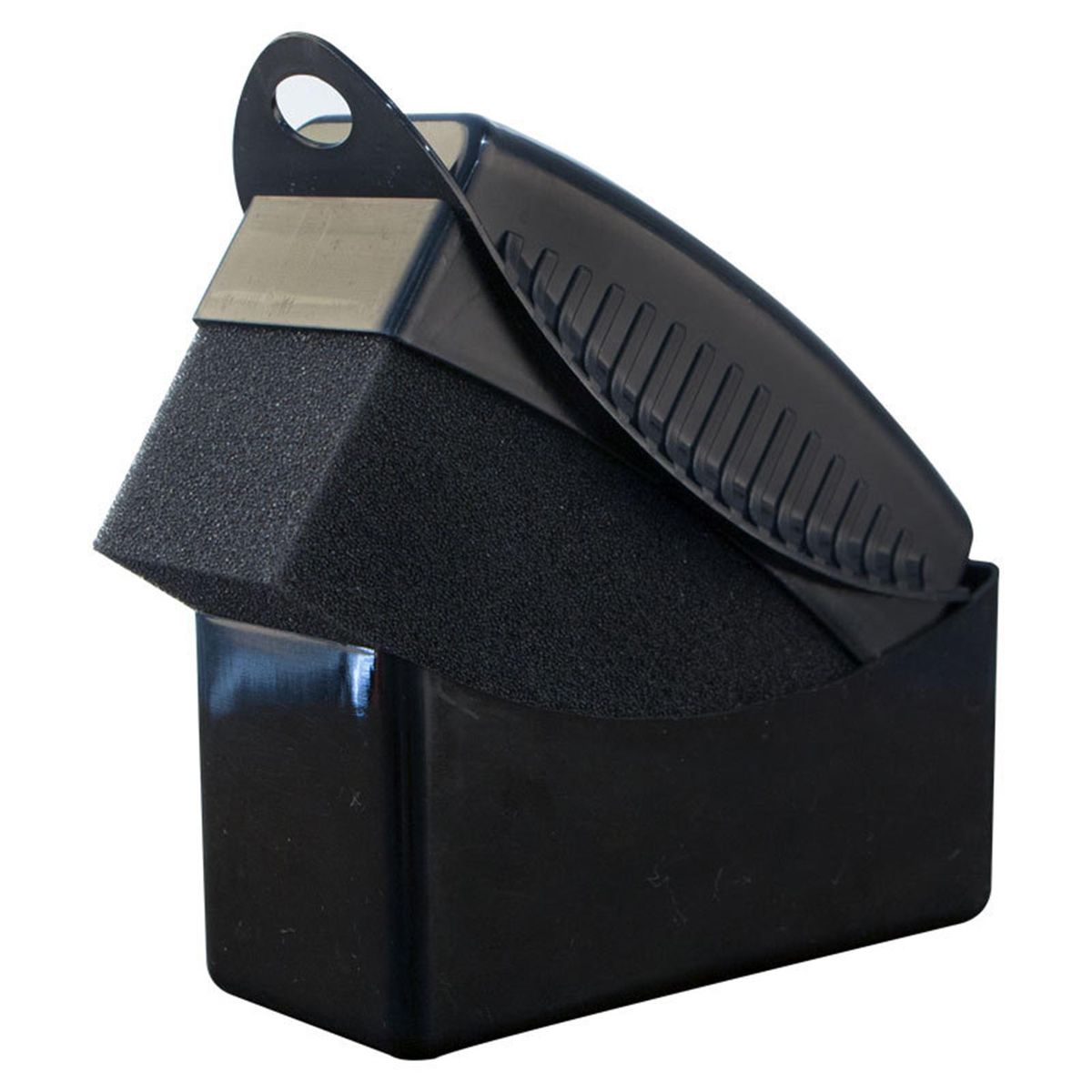 Tire Brush Tire Care Kit 2pcs Soft Applicator Pads with Lid for Waxing Black