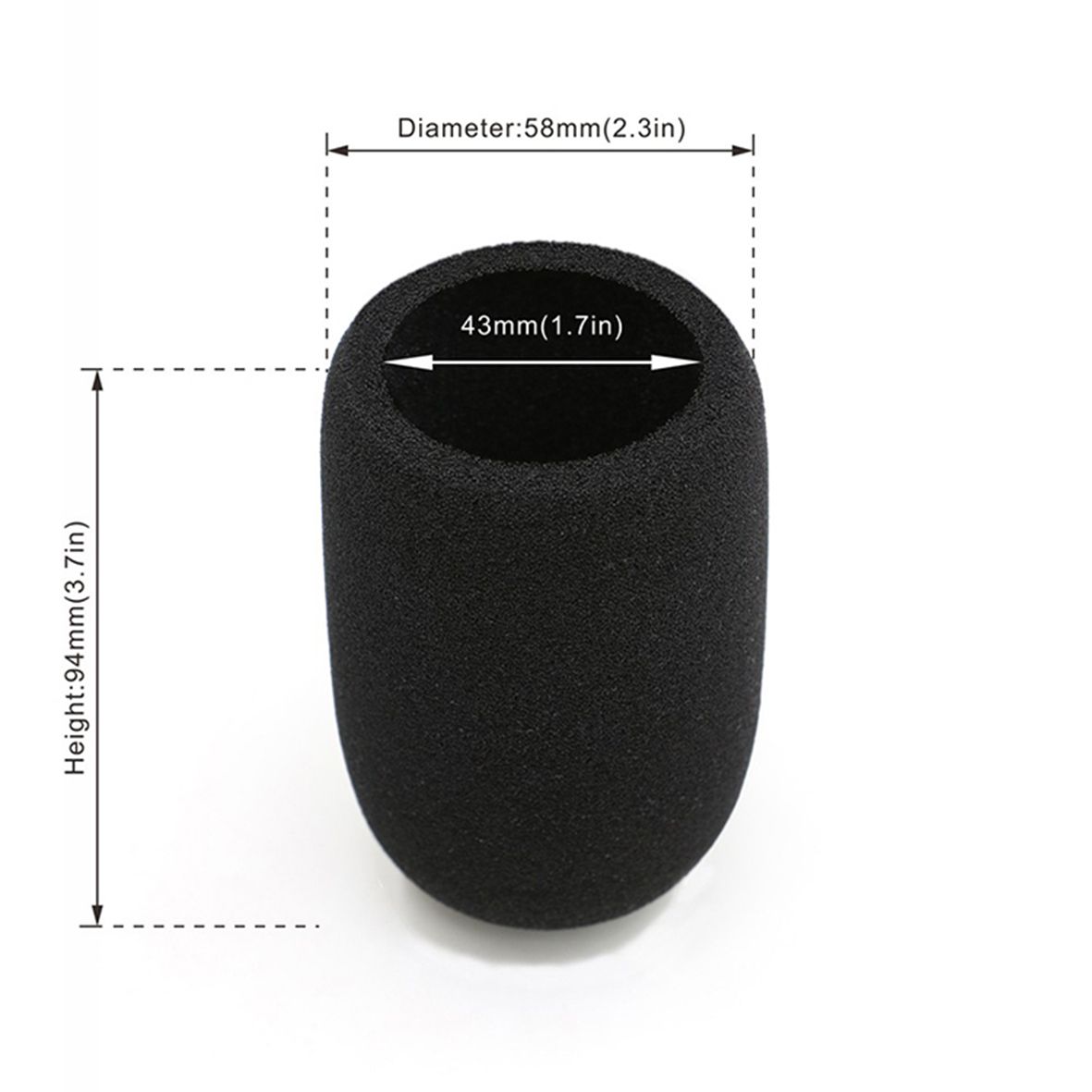 Windscreen Microphone Cover Windproof Foam For AT2020