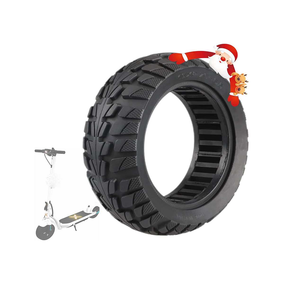 Solid Tire 10 Inch,10X2.70-6.5 Solid Tire Scooter Tubeless