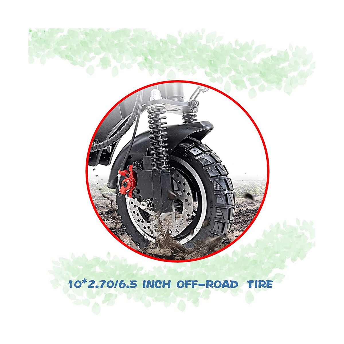 Solid Tire 10 Inch,10X2.70-6.5 Solid Tire Scooter Tubeless