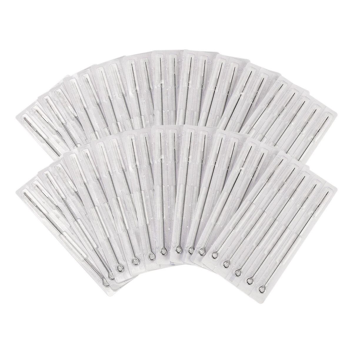 Atomus Tattoo Needles Set 100pcs Disposable Mixed Tattoo Needles Includes 1RL / 3RL / 5RL / 7RL / 9RL Tattoo Needles