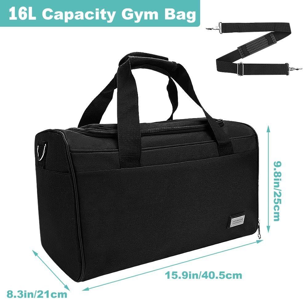 BestMal Sports Gym Bag Duffel With Wet Pocket & Shoes