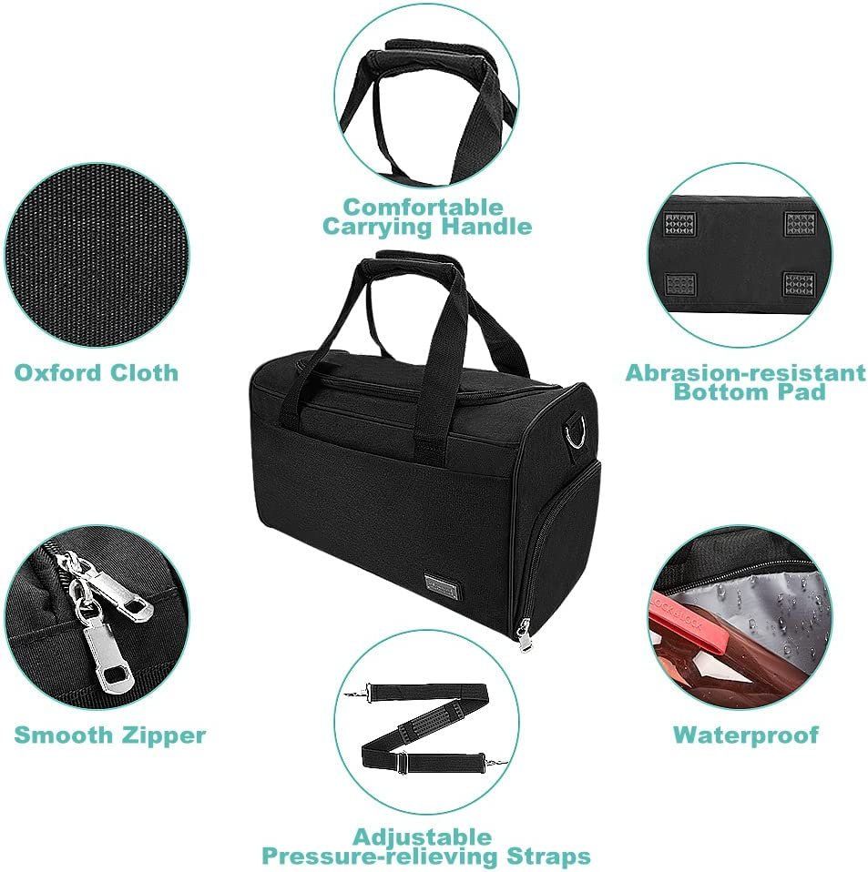 BestMal Sports Gym Bag Duffel With Wet Pocket & Shoes