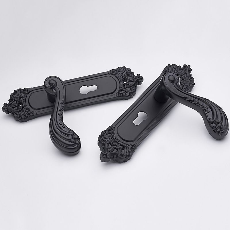 L25-956 Modern Interior Bedroom Solid Wood Door Handle