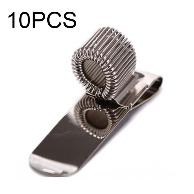 10 PCS  Pen Holder Clips,Style: Single Hole Vertical