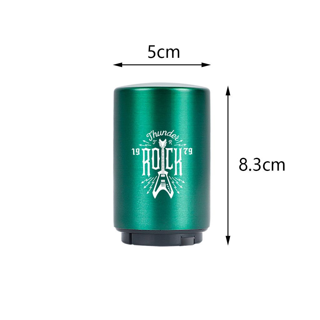 Bottle Opener Push Down Magnetic Lid Open Gifts For Green