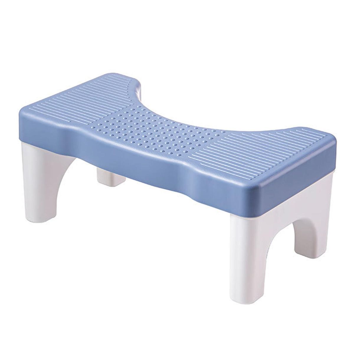 Pregnant Women Potty Stool Squatease Portable Non-slip Toilet for Ages Blue White