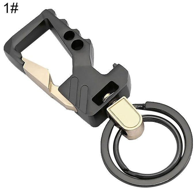 Portable Metal Beer Bottle Opener Pocket Keychain Man Car-1#