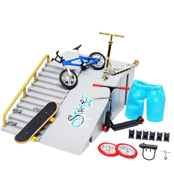 Finger Skateboard Bike Starter Kits Scooter Field Kit Mini CDH-10