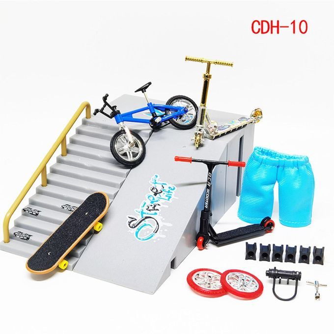 Finger Skateboard Bike Starter Kits Scooter Field Kit Mini CDH-10
