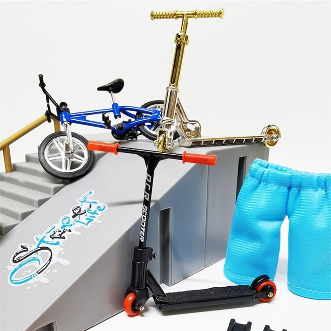 Finger Skateboard Bike Starter Kits Scooter Field Kit Mini CDH-10