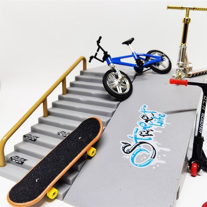 Finger Skateboard Bike Starter Kits Scooter Field Kit Mini CDH-10