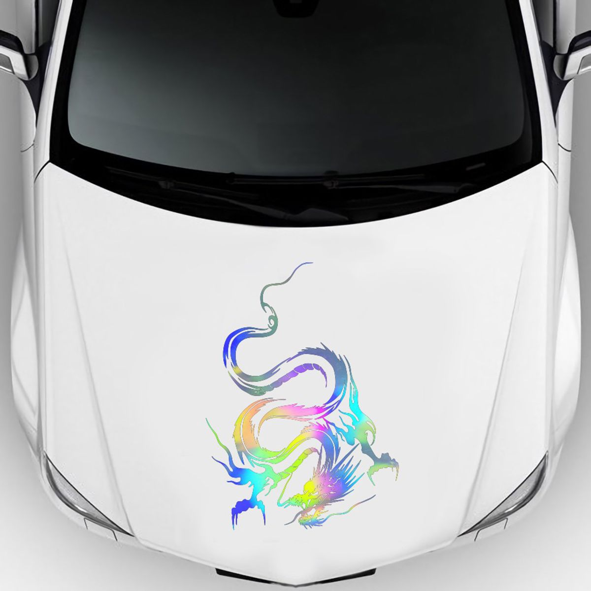 Dragon Graphic Car Hood Sticker Self-Adhesive Vinyl Roof